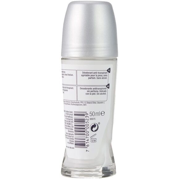 Unperfumed Roll On Antiperspirant, 50Ml. - Picture 3 of 4